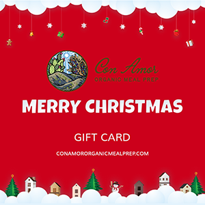 Con Amor Organic Meal Prep – Christmas Gift Card